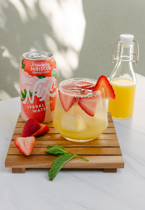 Tropical Hibiscus Splash Mocktail