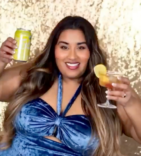 Sparkling Lemon Whiskey Sour