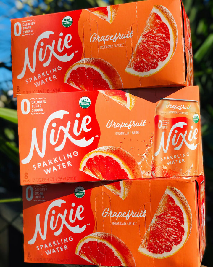 Nixie Sparkling Water, Peach Black Tea, 8 Pack - 8 pack, 12 fl oz cans